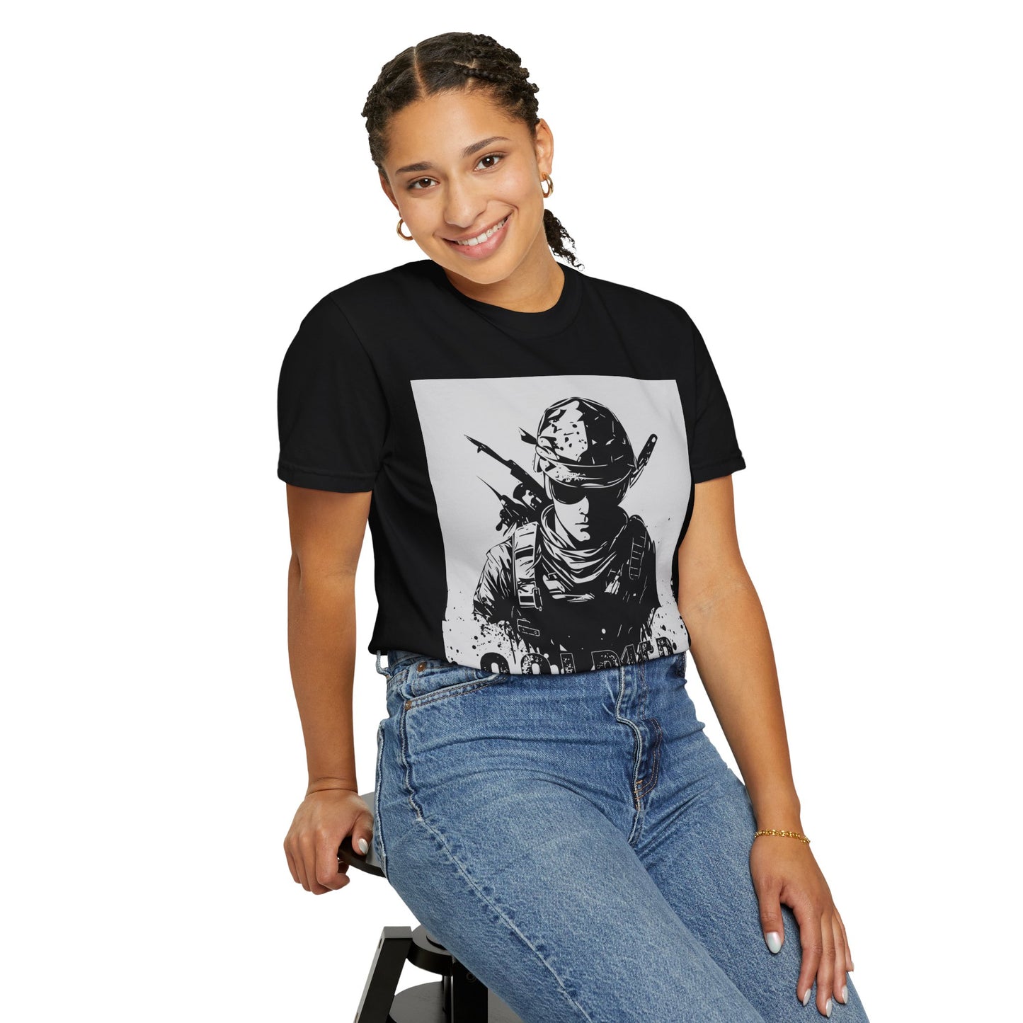 Garment-Dyed Soldier T-Shirt - Unisex Military Apparel - Premium Quality