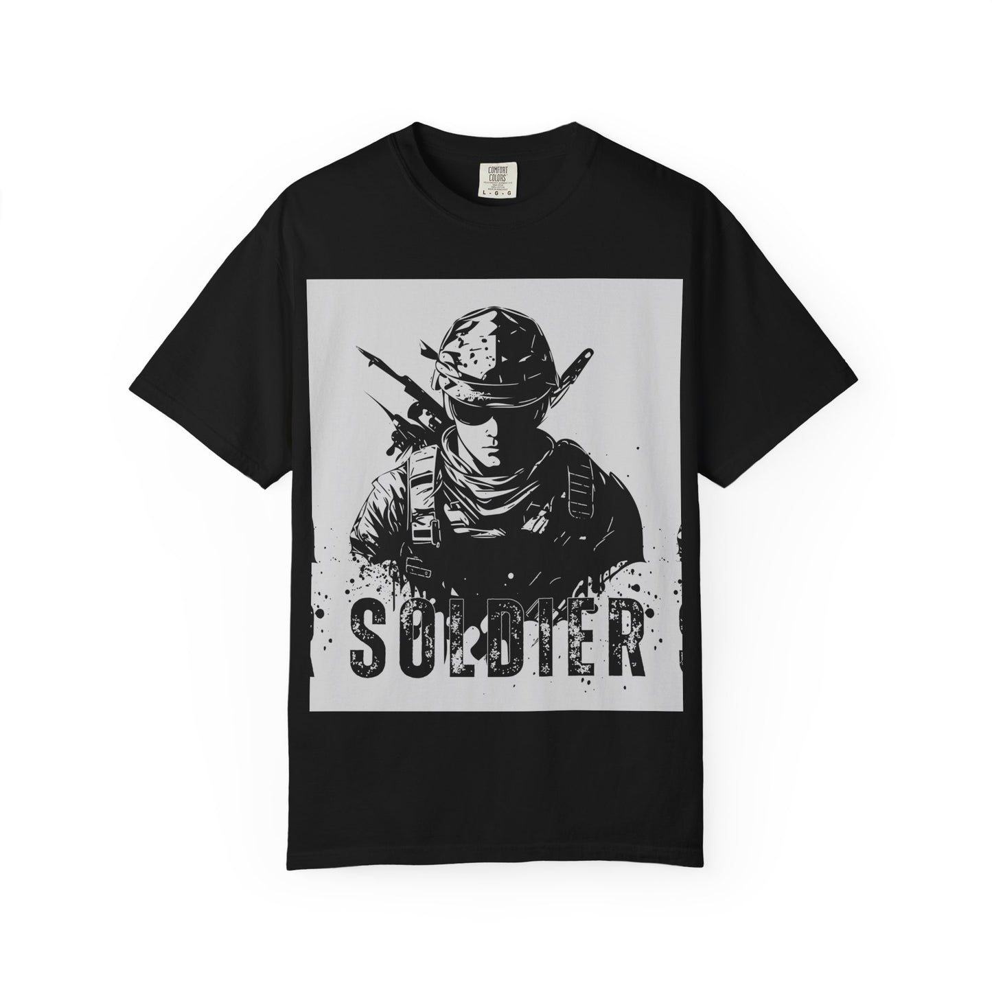 Garment-Dyed Soldier T-Shirt - Unisex Military Apparel - Premium Quality