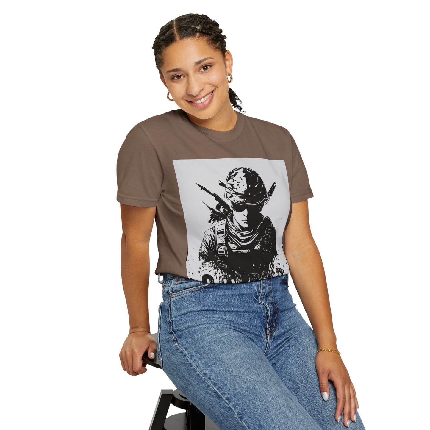 Garment-Dyed Soldier T-Shirt - Unisex Military Apparel - Premium Quality