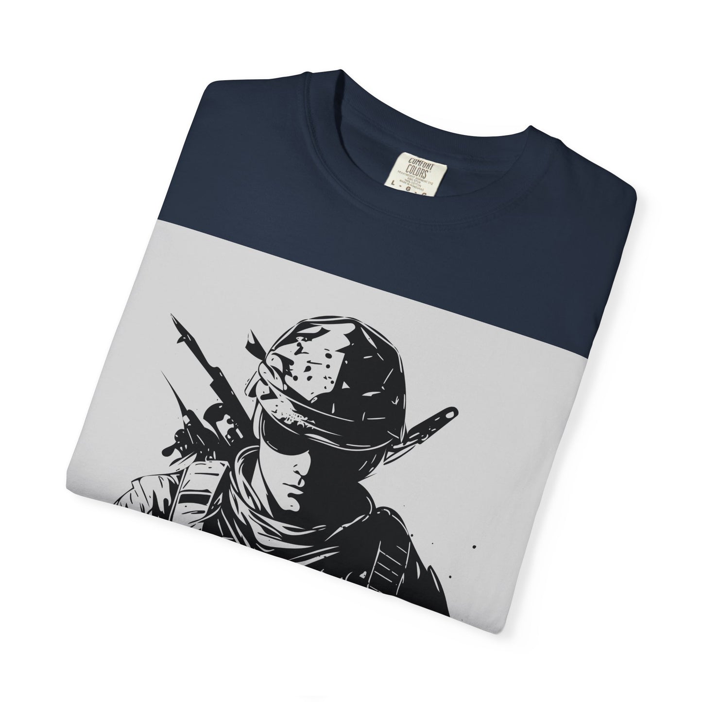 Garment-Dyed Soldier T-Shirt - Unisex Military Apparel - Premium Quality