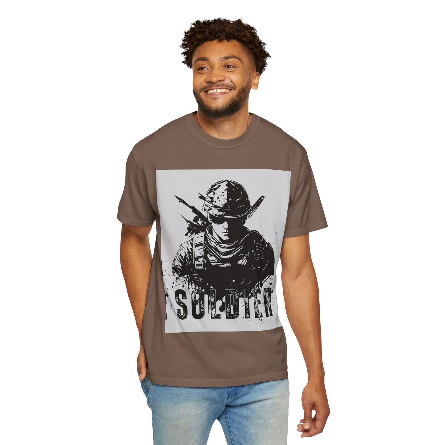 Garment-Dyed Soldier T-Shirt - Unisex Military Apparel - Premium Quality