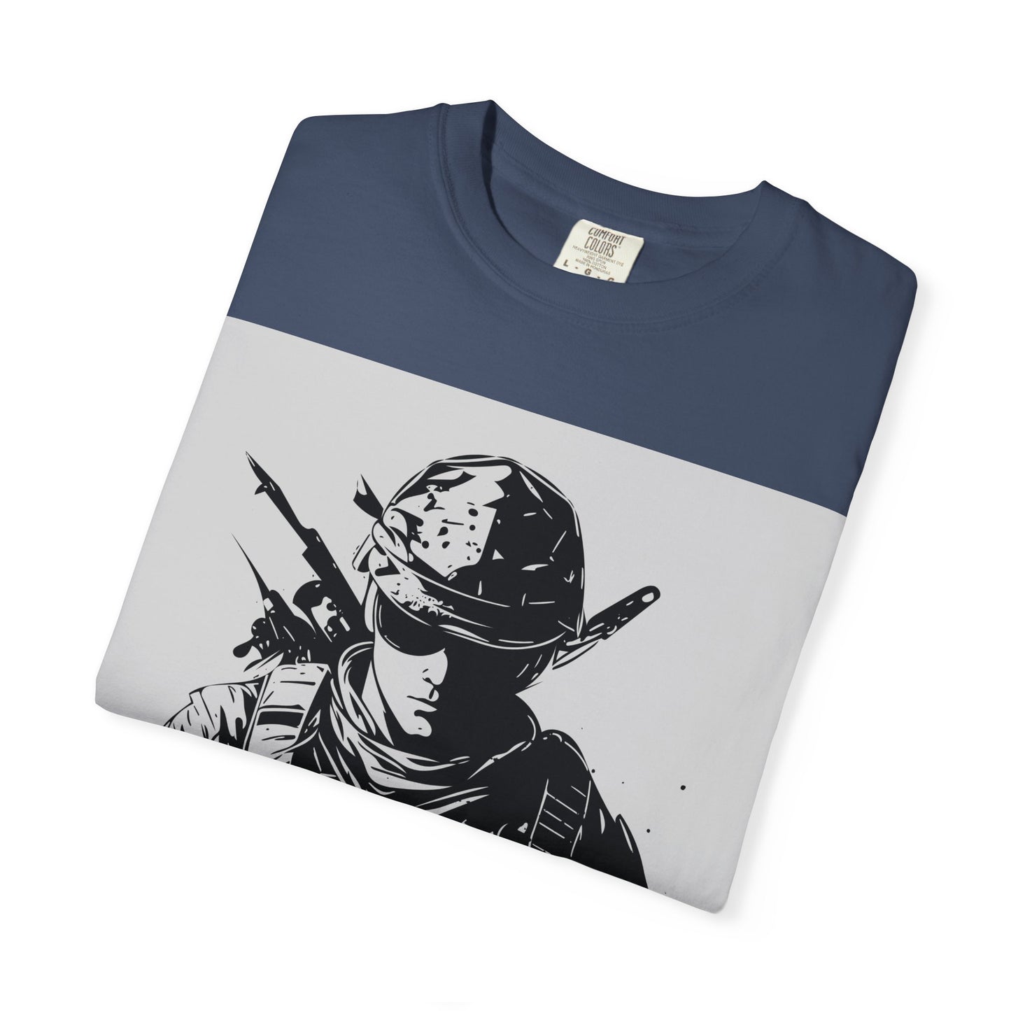 Garment-Dyed Soldier T-Shirt - Unisex Military Apparel - Premium Quality