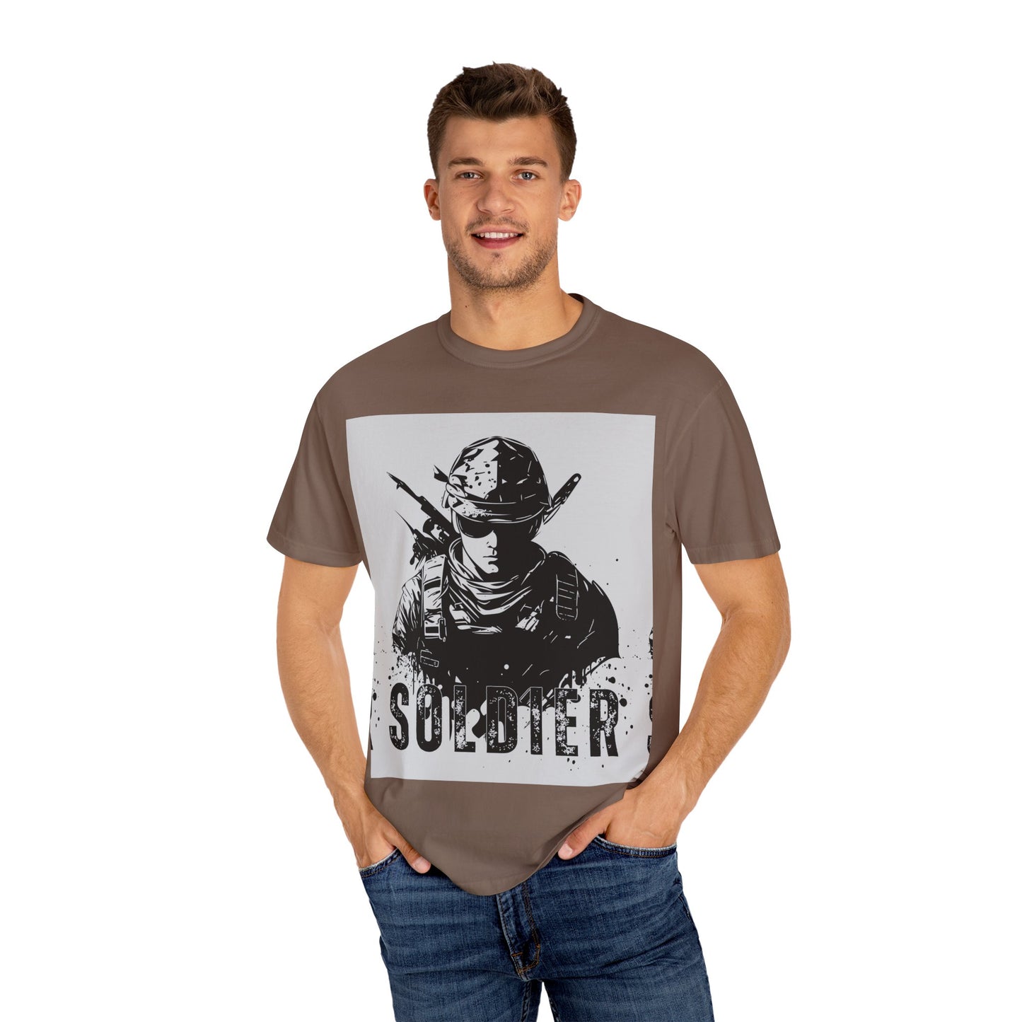 Garment-Dyed Soldier T-Shirt - Unisex Military Apparel - Premium Quality