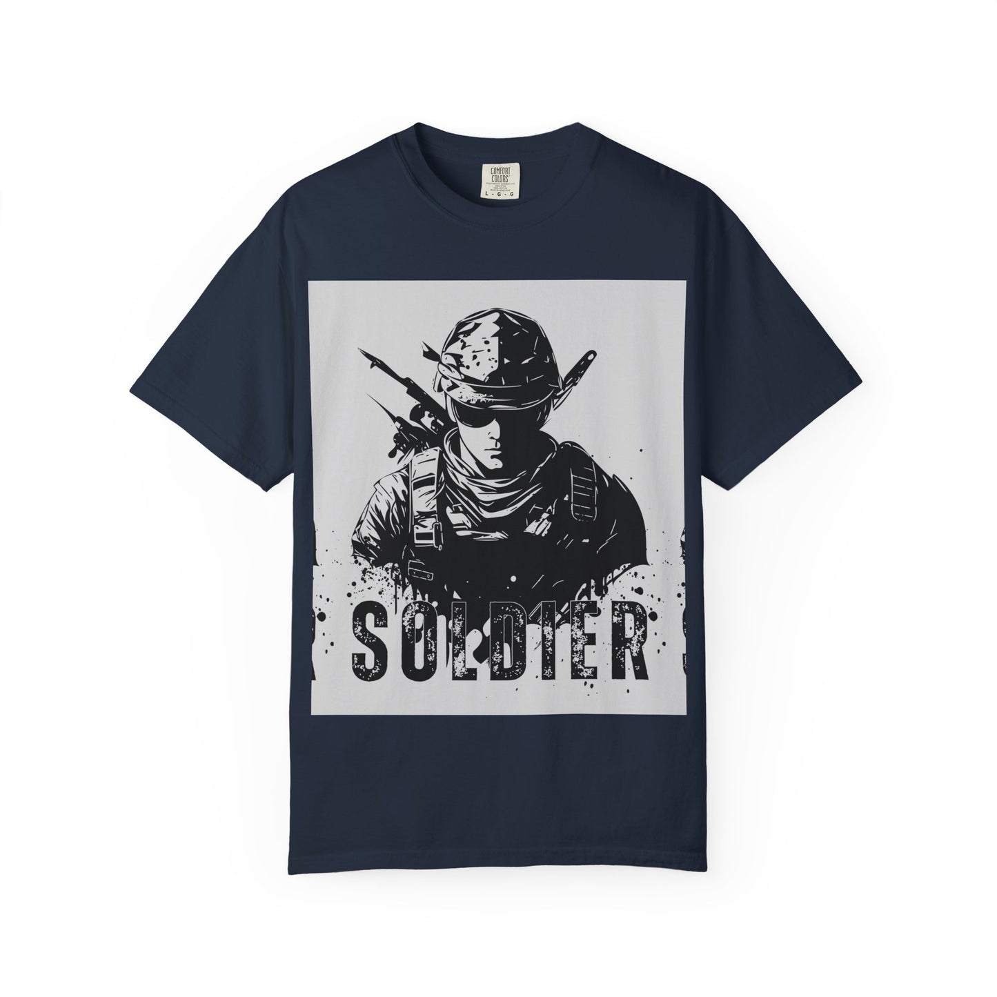Garment-Dyed Soldier T-Shirt - Unisex Military Apparel - Premium Quality
