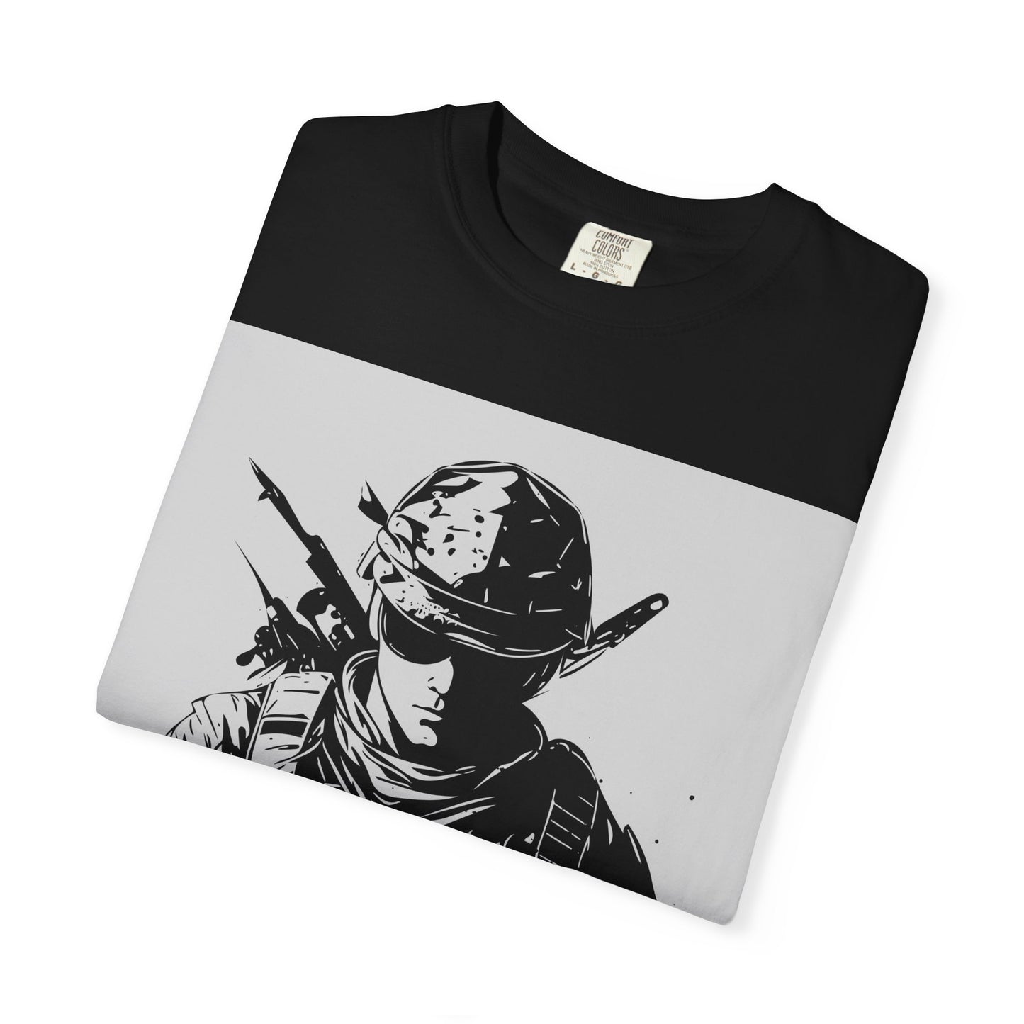 Garment-Dyed Soldier T-Shirt - Unisex Military Apparel - Premium Quality