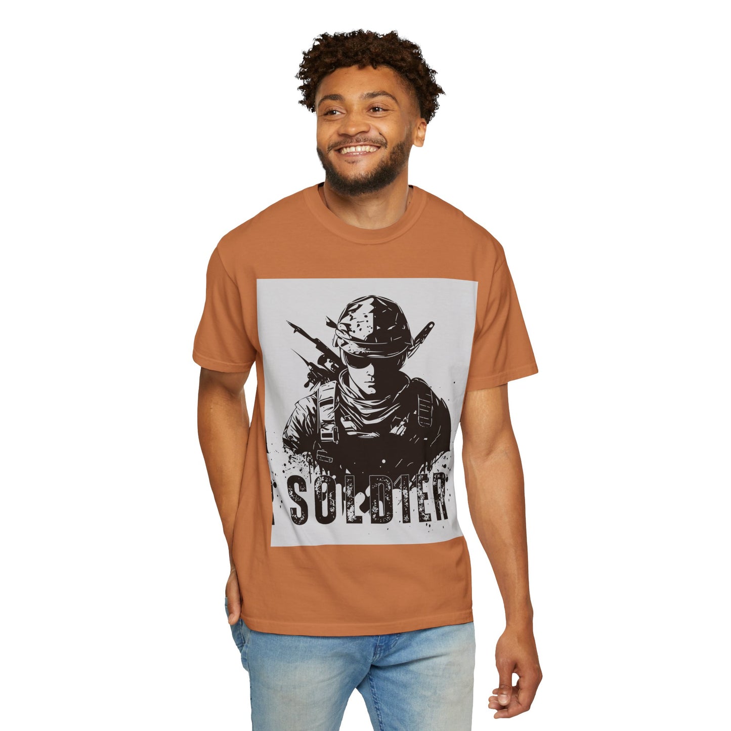 Garment-Dyed Soldier T-Shirt - Unisex Military Apparel - Premium Quality