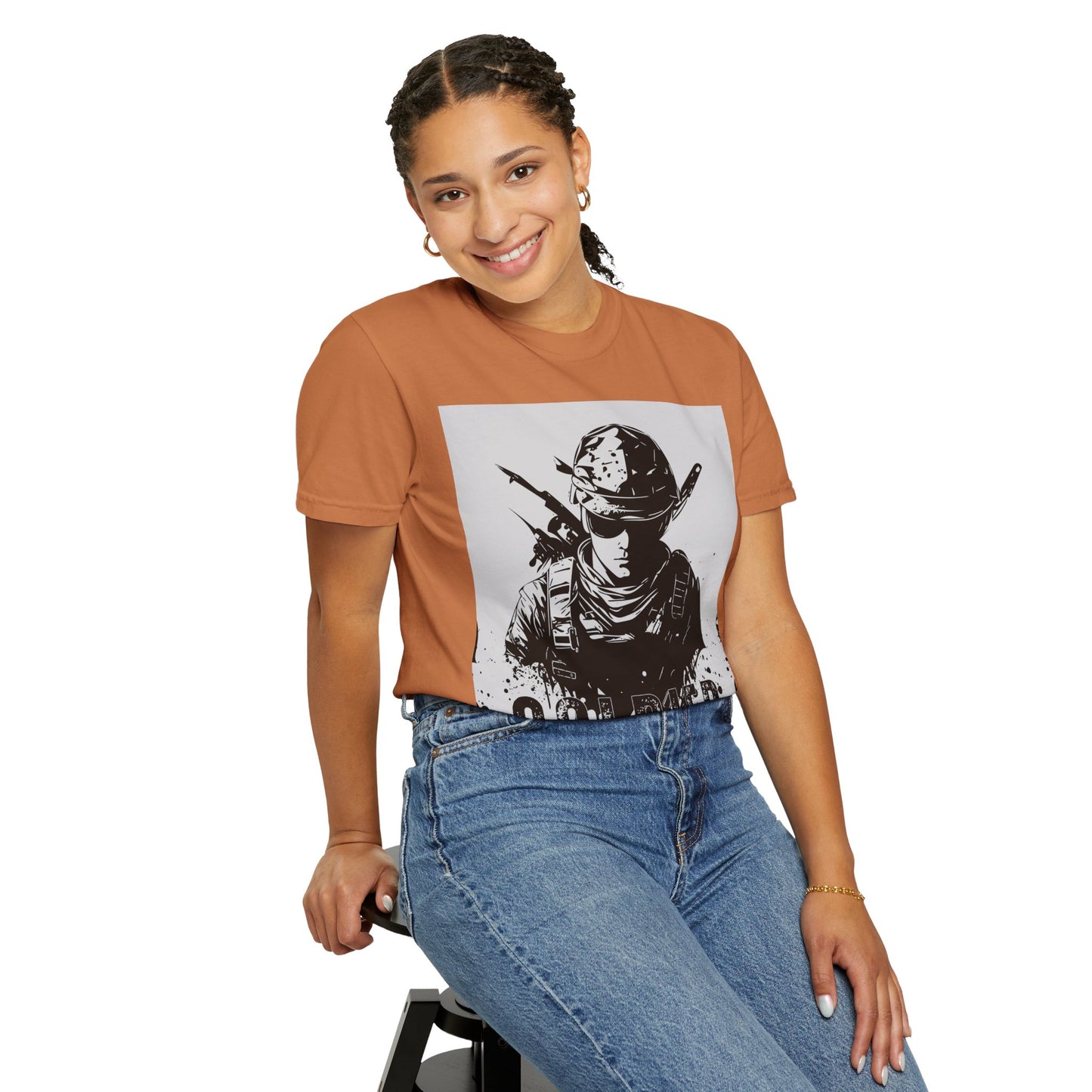 Garment-Dyed Soldier T-Shirt - Unisex Military Apparel - Premium Quality