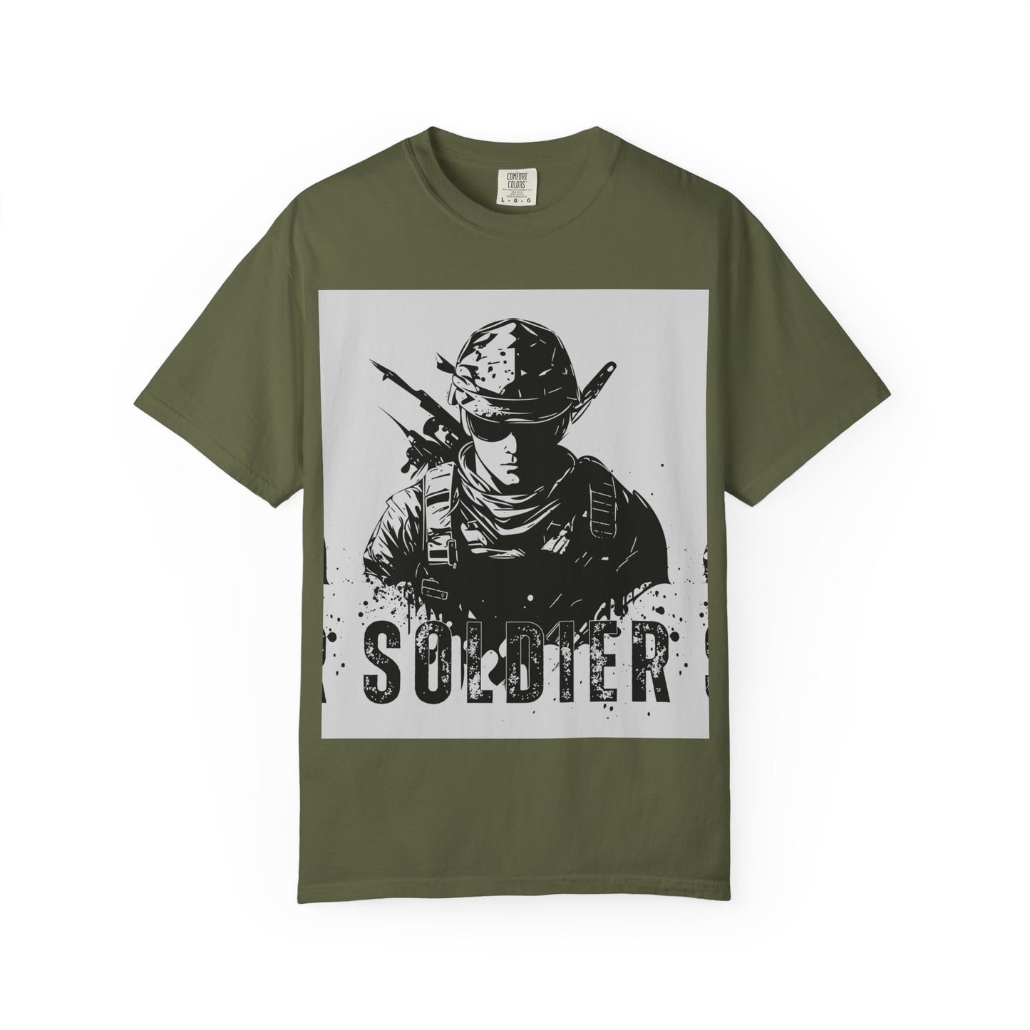 Garment-Dyed Soldier T-Shirt - Unisex Military Apparel - Premium Quality