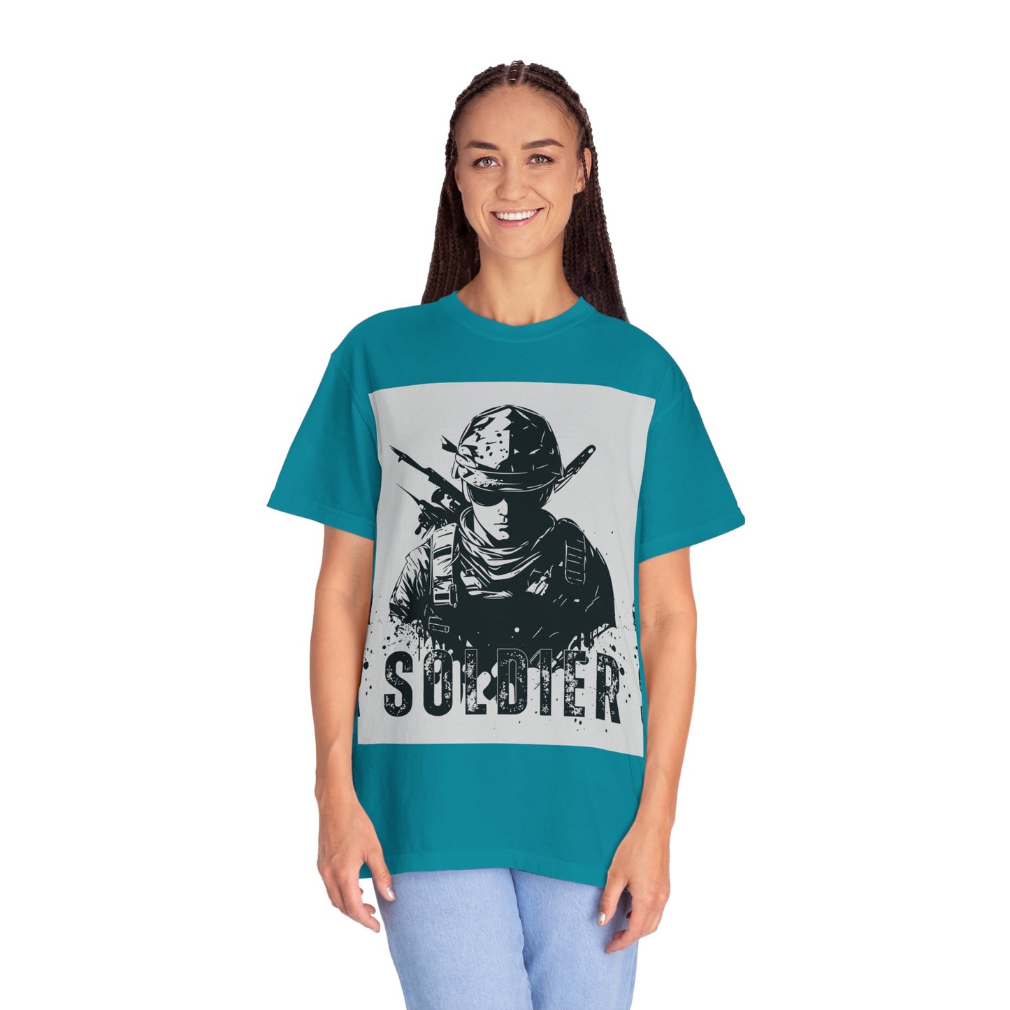 Garment-Dyed Soldier T-Shirt - Unisex Military Apparel - Premium Quality