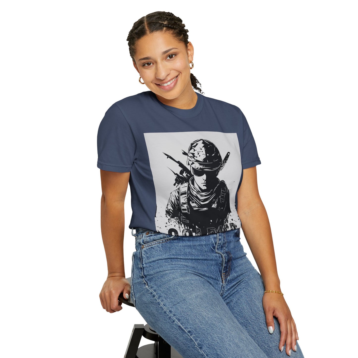 Garment-Dyed Soldier T-Shirt - Unisex Military Apparel - Premium Quality