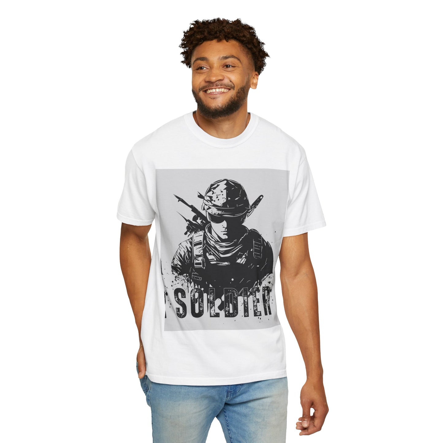 Garment-Dyed Soldier T-Shirt - Unisex Military Apparel - Premium Quality