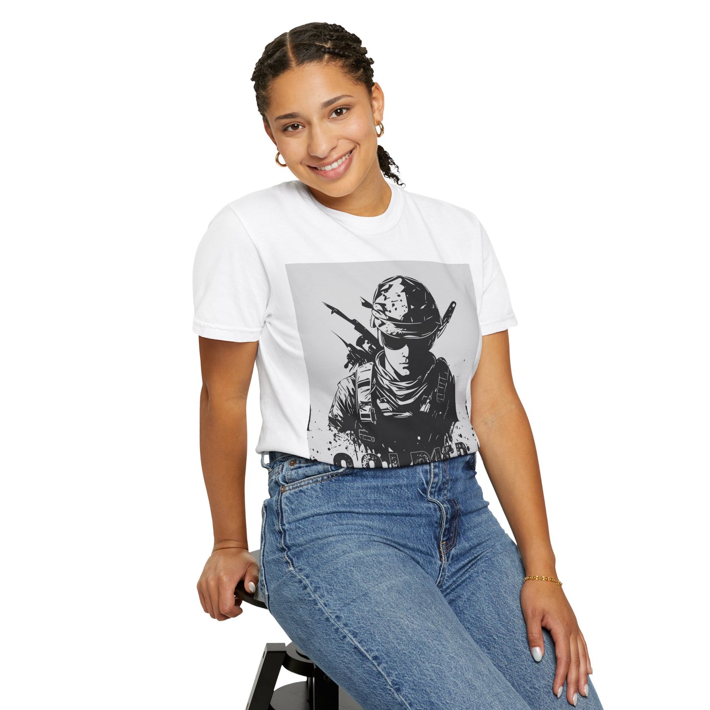 Garment-Dyed Soldier T-Shirt - Unisex Military Apparel - Premium Quality