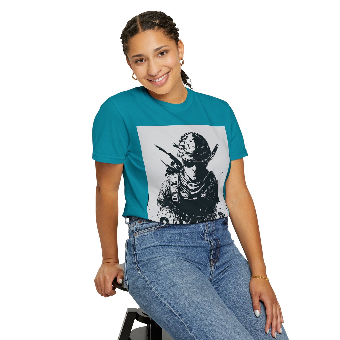 Garment-Dyed Soldier T-Shirt - Unisex Military Apparel - Premium Quality
