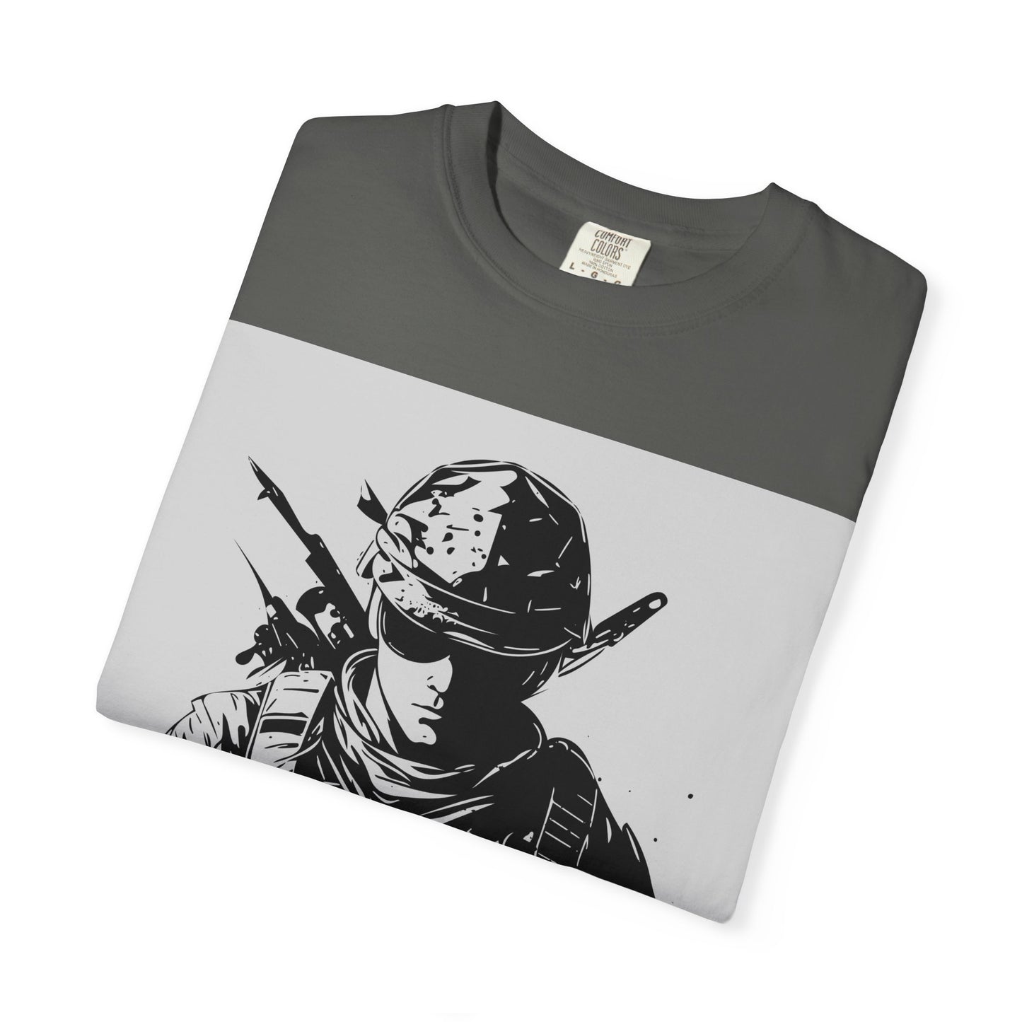 Garment-Dyed Soldier T-Shirt - Unisex Military Apparel - Premium Quality