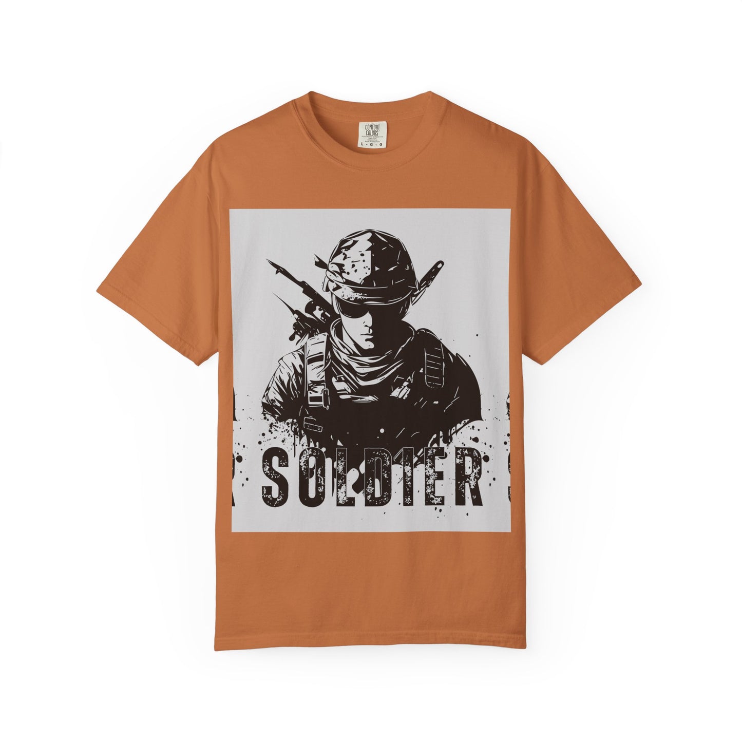 Garment-Dyed Soldier T-Shirt - Unisex Military Apparel - Premium Quality
