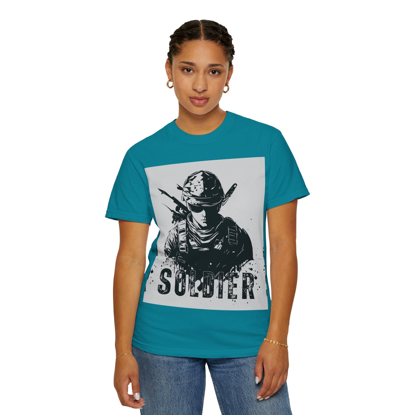 Garment-Dyed Soldier T-Shirt - Unisex Military Apparel - Premium Quality