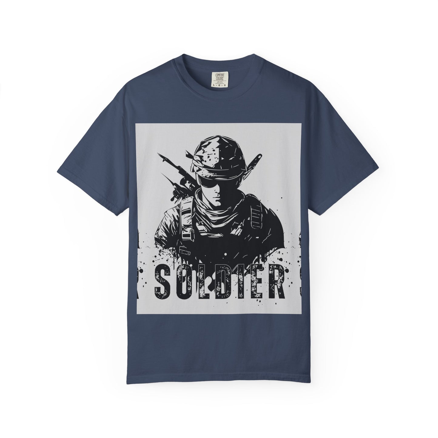 Garment-Dyed Soldier T-Shirt - Unisex Military Apparel - Premium Quality