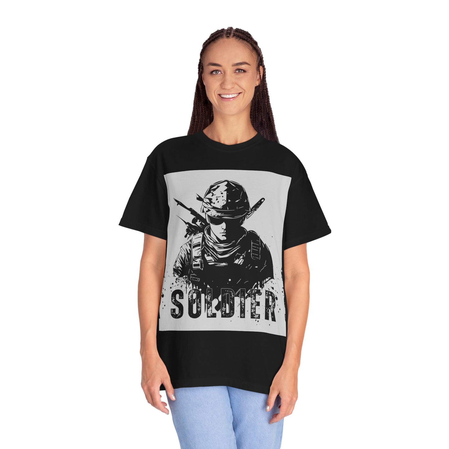 Garment-Dyed Soldier T-Shirt - Unisex Military Apparel - Premium Quality
