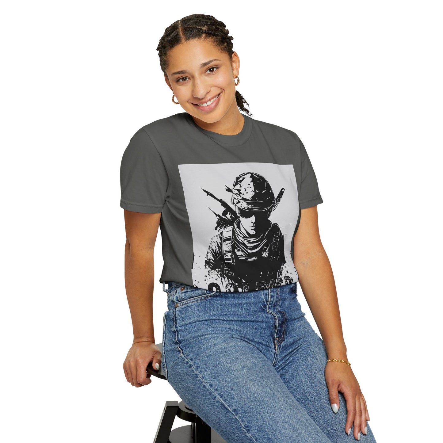 Garment-Dyed Soldier T-Shirt - Unisex Military Apparel - Premium Quality