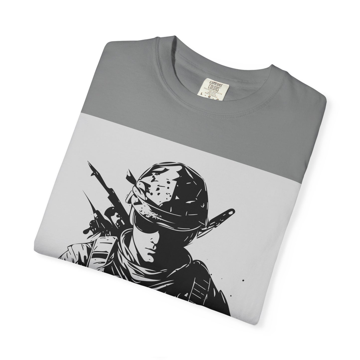 Garment-Dyed Soldier T-Shirt - Unisex Military Apparel - Premium Quality