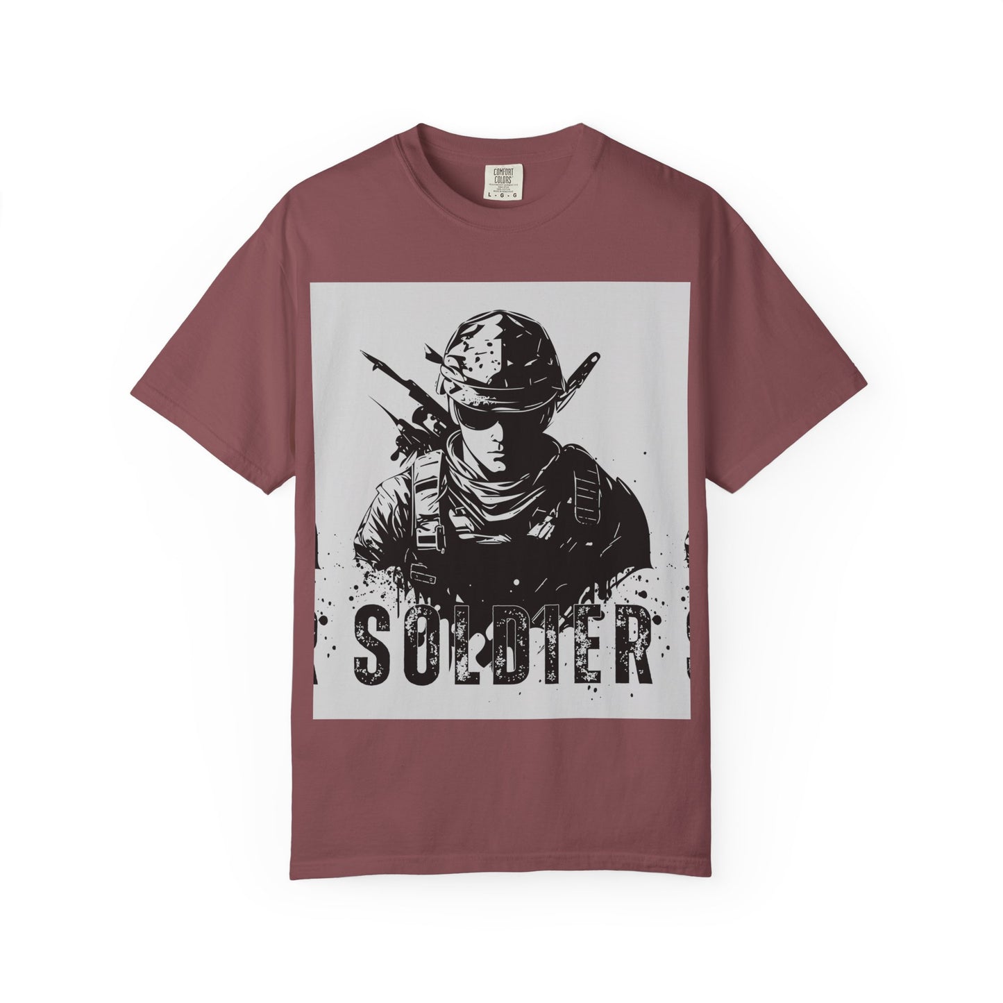 Garment-Dyed Soldier T-Shirt - Unisex Military Apparel - Premium Quality