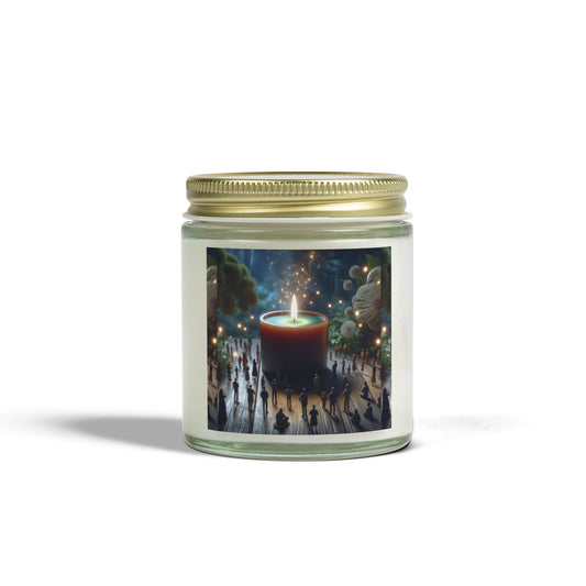 Coconut Apricot Scented Candle - Enchanted Evening Vibes (4oz & 9oz)