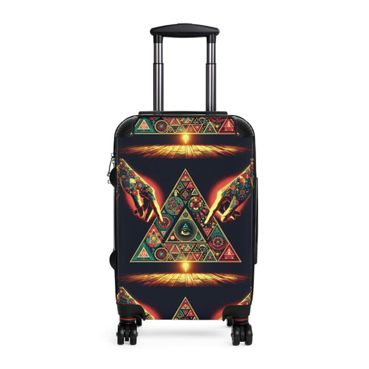 illuminati Design Artistic Travel Suitcase with Eye Design - Perfect for Adventurers