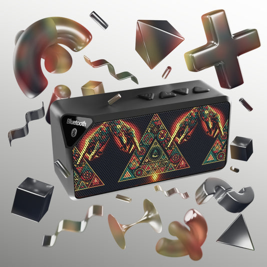 illuminati Colorful Bluetooth Speaker, Vibrant Wireless Speaker, Festival Speaker, Unique Music Speaker, Gift for Music Lovers