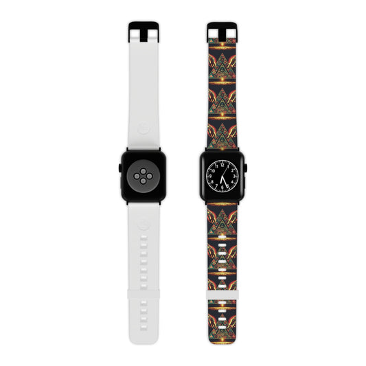 illuminati Design Vibrant Artistic Apple Watch Band - Unique Design for Creative Souls
