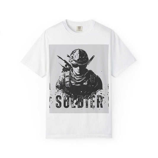 Garment-Dyed Soldier T-Shirt - Unisex Military Apparel - Premium Quality