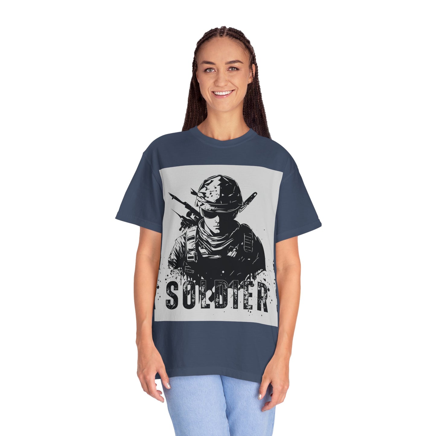 Garment-Dyed Soldier T-Shirt - Unisex Military Apparel - Premium Quality