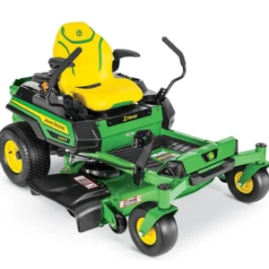 60V 42” Electric Crossover Zero Turn mowers with (6) 8 Ah Batteries and (3) Dual Port Turbo Chargers.