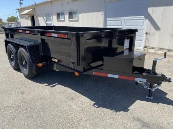 6×12 Dual Axle Dump Trailer 12K Heavy-Duty Capacity - Image 3