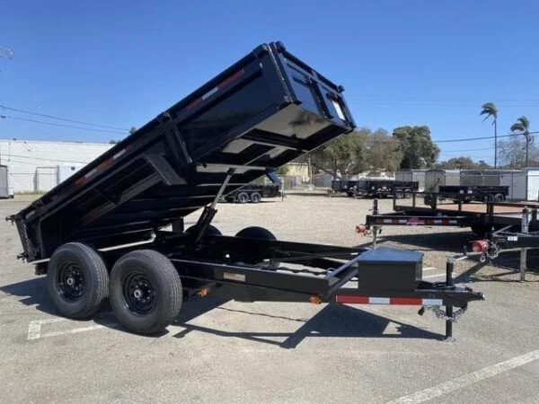6×12 Dual Axle Dump Trailer 12K Heavy-Duty Capacity - Image 2