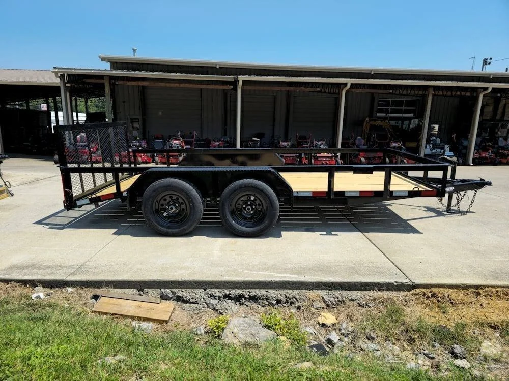 6 ft 4 in x 14 Utility Trailer Powder Coated Dovetail with Dual 3,500 lb Axles – 7K GVWR - Image 7