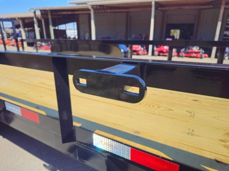 6 ft 4 in x 16 Utility Trailer Double Axle Dovetail with Gate Powder Coated (2) 3,500 lb Axles - Image 5