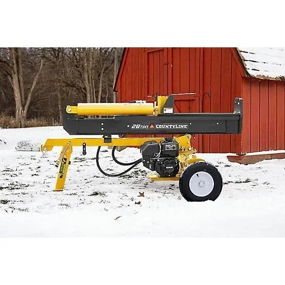 CountyLine 28-Ton Gas-Powered Horizontal/Vertical Log Splitter, Kohler 6.5 HP Engine - Image 3