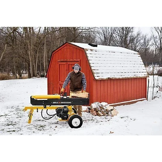 CountyLine 28-Ton Gas-Powered Horizontal/Vertical Log Splitter, Kohler 6.5 HP Engine - Image 2