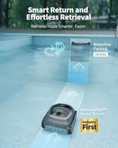 Beatbot AquaSense Cordless Robotic Pool Vacuum Cleaner – Intelligent Path Opimization, Cleans Floor, Walls, and Waterline – Ideal for Above & In-Ground Pools up to 2,260 sq.ft. - Image 4