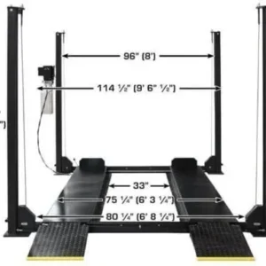 Atlas Apex 8 8,000 lb 4-Post Lift Car