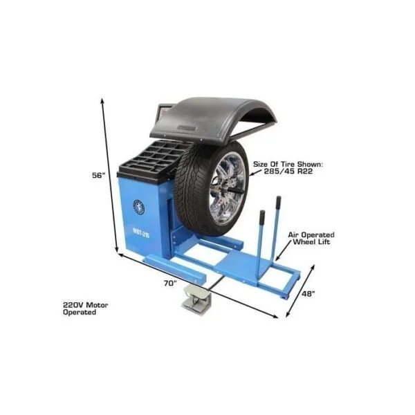 Atlas WBT210 Computer Truck Wheel Balancer - Image 2
