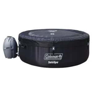Coleman Saluspa 4 Person Inflatable Hot Tub Spa + 12 Filter Cartridge Refills