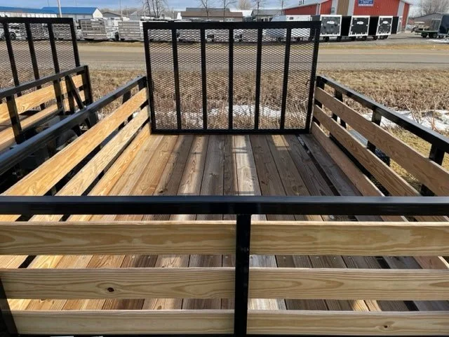 7 x 10 Heavy-Duty Utility Trailer – Single Axle with Wood Floor & LED Lights - Image 3