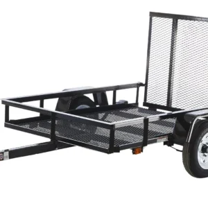Carry-On Trailer 4-ft x 7-ft Steel Mesh Utility Trailer