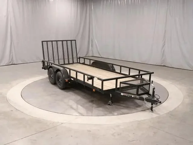 6 x 16 Heavy-Duty Tandem Axle Utility Trailer – 2025 Steel Frame with Wood Deck - Image 2