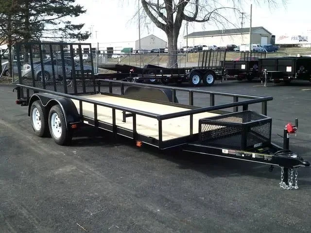 6 x 16 Heavy-Duty Tandem Axle Utility Trailer – 2025 Steel Frame with Wood Deck - Image 3