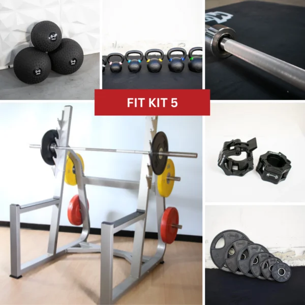 Commercial Squat Rack Kits – Muscle D Fitness – Gym Storage – Black / Silver - Image 4