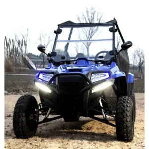 200cc Highlander Fuel Injected Recreational off-Road Vehicle – 11 HP EFI Engine, Fully Loaded, 2-Seater – Blue