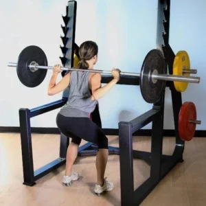 Commercial Squat Rack Kits – Muscle D Fitness – Gym Storage – Black / Silver