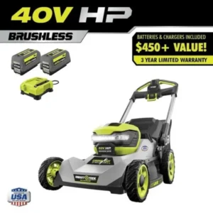 40V HP Brushless 21″ Self-Propelled Multi-Blade Mower Kits